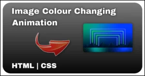 Color-changing image hover effect using CSS hue-rotate filter on a thumbnail